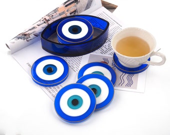 Eye Coaster siliconen mal-ronde Coaster hars schimmel-Coaster Box schimmel-cement gips Coaster schimmel-Jesmonite Coaster schimmel-epoxy hars schimmel