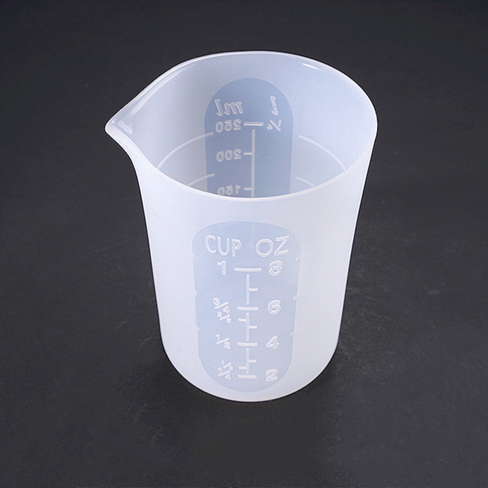 250 Ml Capacity Silicone Measuring Cupuse for Resin Molds Etsy
