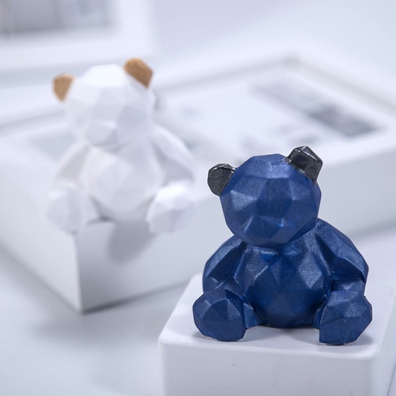 Stampo Silicone Per Ghiaccio A Forma Di Orso 3D - 4 Pezzi Per Cubetti Divertenti - Foto 9