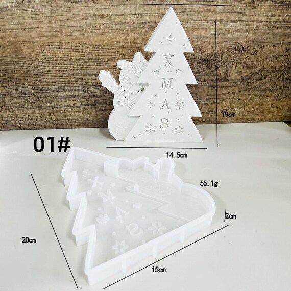 Large Silicone Mould: Christmas Tree Tray - 14.5cm Large Silicone Mould: Christmas Tree Tray - 14.5cm