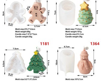 Stampo In Silicone Per Calendario Avvento Circolare - Per Candelabri Natalizi, Conto Alla Rovescia, Decorazioni Fai Da Te