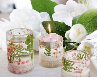 Cylinder Candle Holder Mold Decorative Holder Silicone Mold Candlestick Mold Concrete Mold Plaster Mold Epoxy Resin Mold