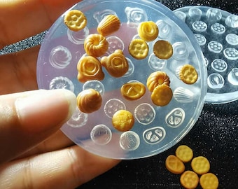 Moule en silicone pour biscuits moule de coulée en résine époxy UV décoration de pain fabrication de bijoux à bricoler soi-même fabrication de moules en résine de coulée de biscuits