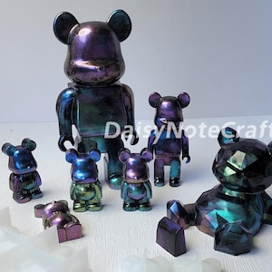 Bear Resin Mold, Bear Ornament Silicone Mold, Bear Keychain Mold for Resin, Bear backpack pendant Resin Mold, Bear Aromatherapy plaster mold