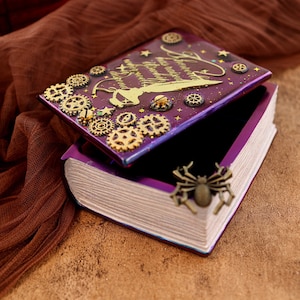 Book Jewelry Box Mold-Epoxy Resin Art Mold Storage Box Mold-Box Resin Silicone Mold-Notebook Box Mold-Book Trinket Box Mold
