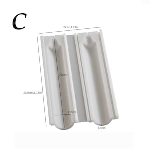 Long Taper Candle Silicone Molds-Tapper Candle Mold-Scented Candle Mold-Tall Pillar Candle Mold-Cylindrical Candle Making Mold-Home Decor C
