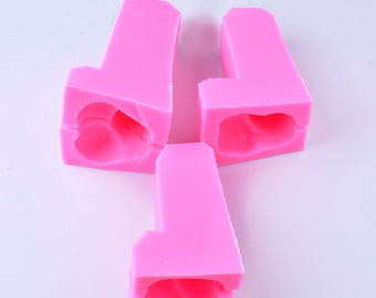 3D Penis Silicone Mold,Genital Shape Candle Mold,3 Size Penis Resin mold-Adult Themed Candle Mold-Dick Soap Mold-Penis Fondant Mold