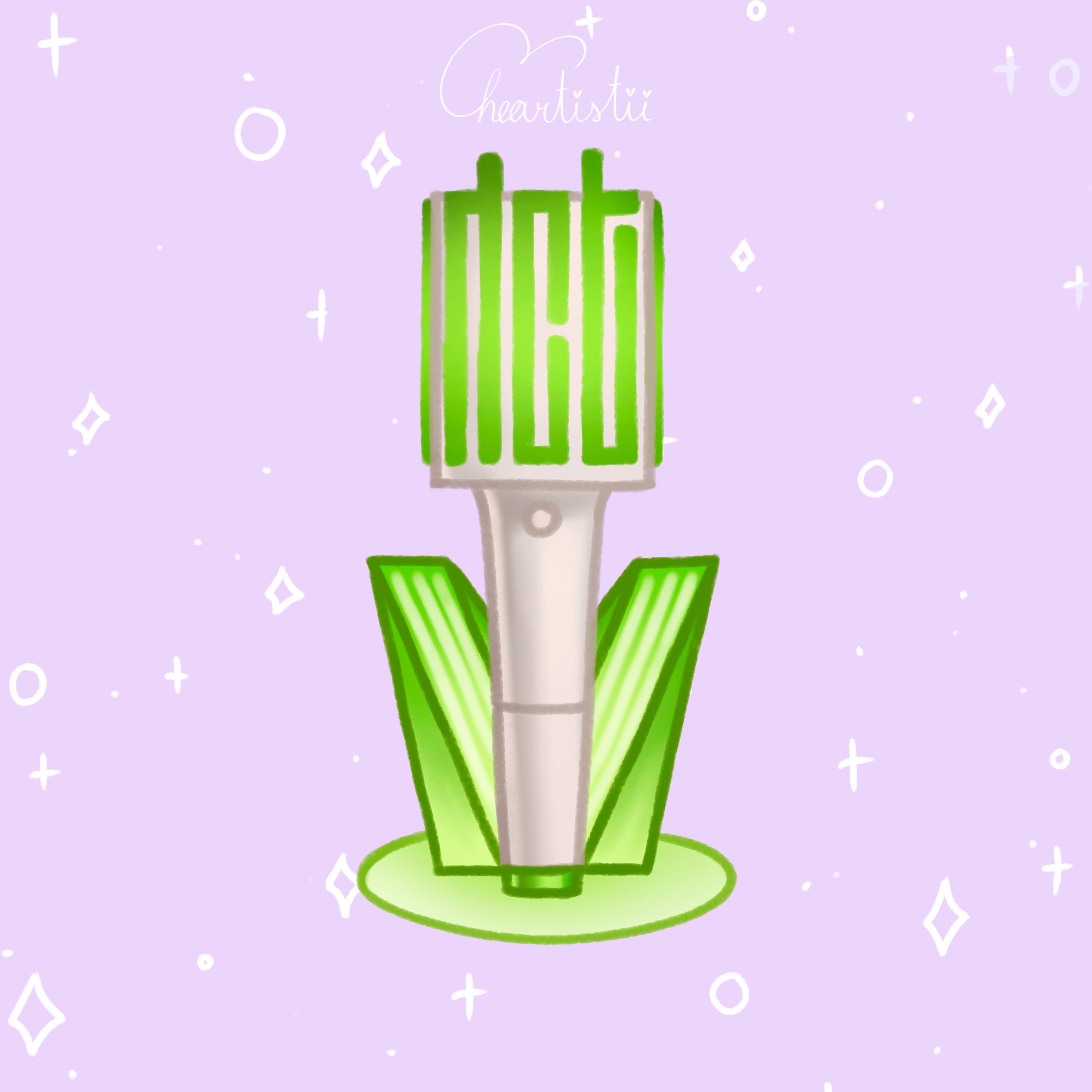 Kpop Lightstick Stickers Pt.3 Etsy