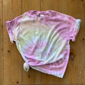Rose Blossom Custom Tie Dye Shirt / pink tie dye shirt / custom tie dye shirt