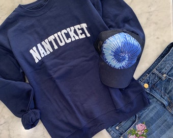 Nantucket Sweatshirt/ prep style shirt / collegiate shirt / Cape Cod Shirt