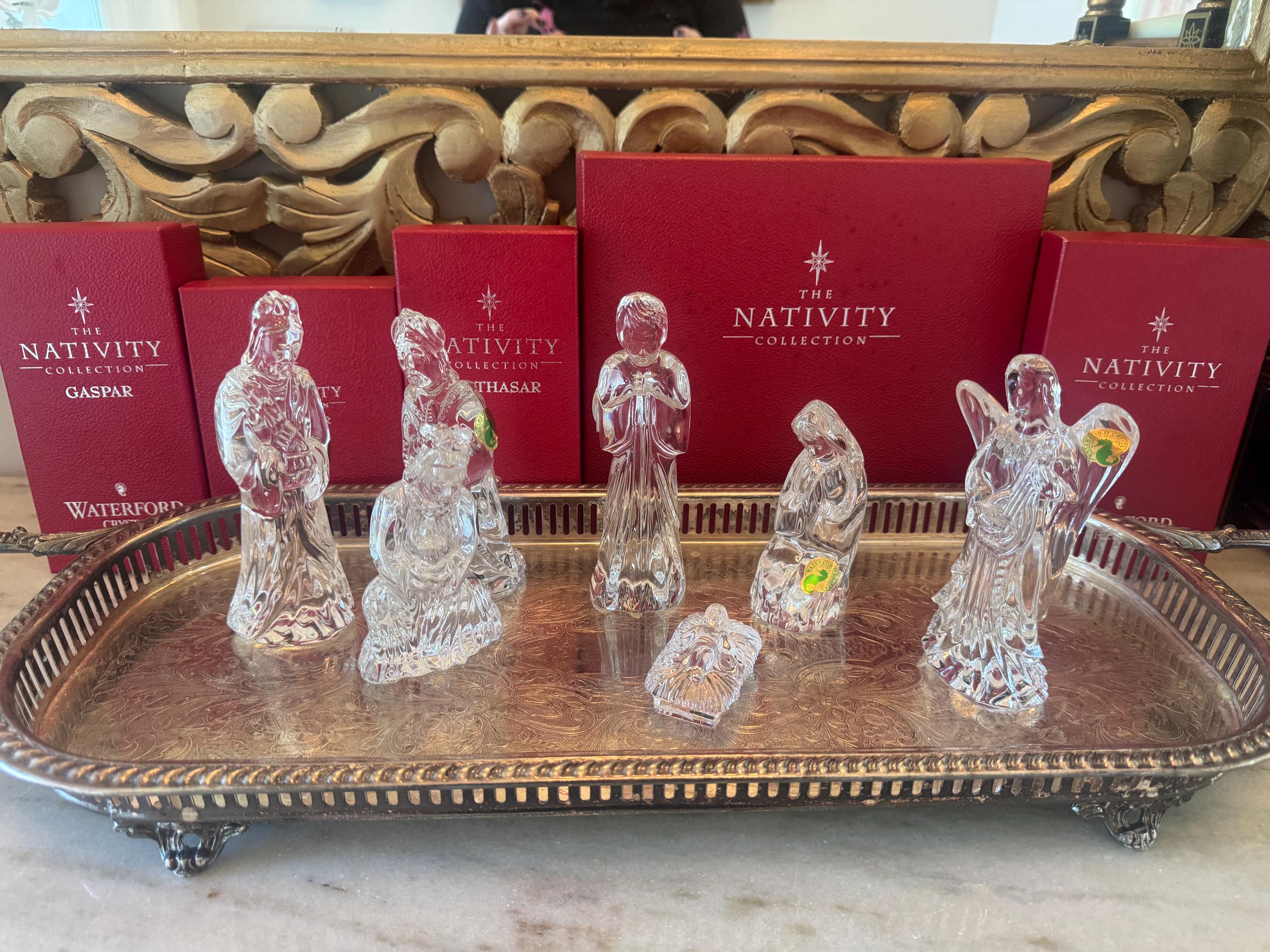 Waterford Crystal Nativity Set - Etsy
