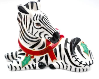 Lynn Chase Zabra Figurine Retired Ornament 2005 Jungle Collection