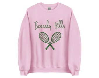 Chemise de tennis Chemise de tennis vintage Chemise Beverly Hills rétro Chemise de sport style prep