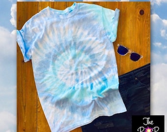 Tie Dye Shirt /Blue Lagoon Shirt/ blue Tie Dye Shirt