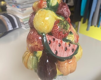 Italian fruit topiary ceramic fruit topiary for kitchen decor