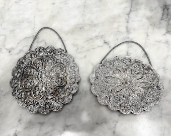 Turkish Wedding Mirrors 900 silver Antique mirrors Traditional dowry gift