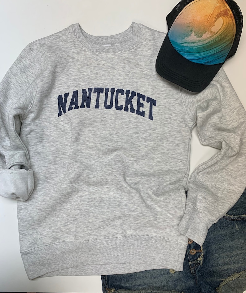 Nantucket Crewneck Sweatshirt / Cape Cod Style / Prep Etsy