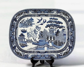 Grand plateau en saule bleu pour transfert