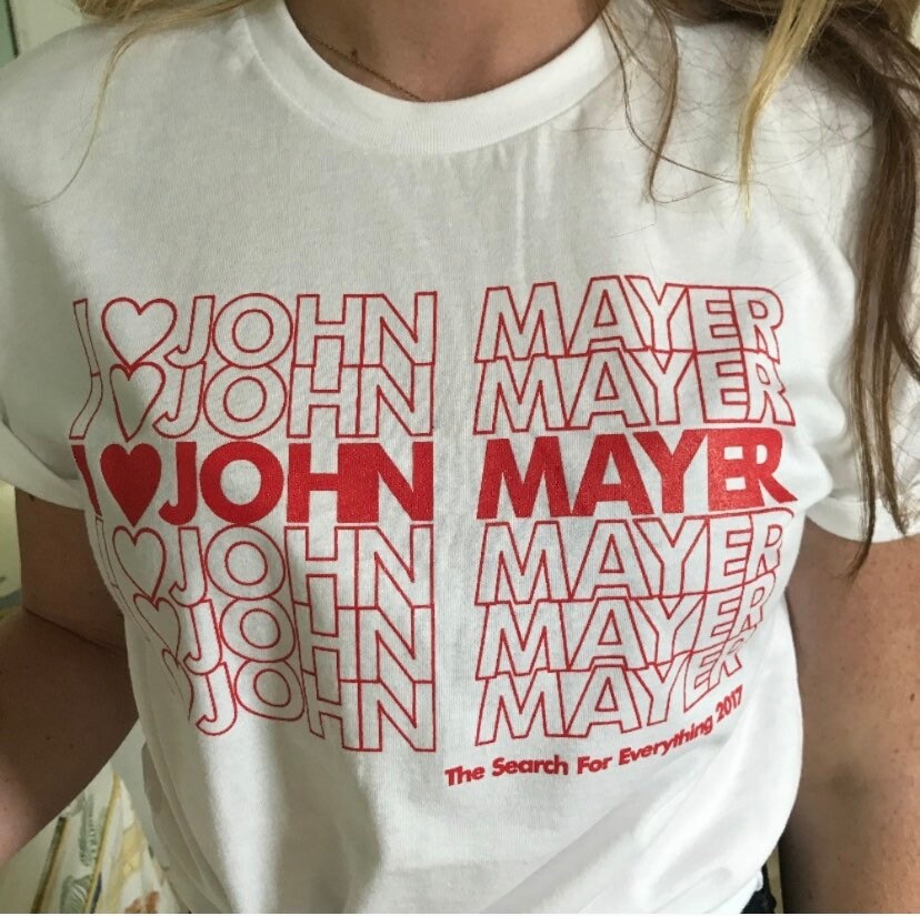 John Mayer Vintage Concert Shirt John Mayer Fan Shirt Etsy España