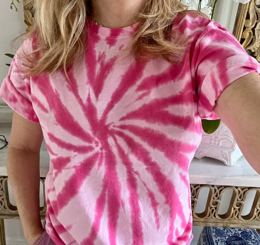 Carrie Tie Dye Pink Shirt