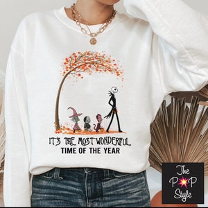 Jack Skellington Halloween Shirt, Vintage Nightmare Before Halloween Shirt, Skeleton Shirt, Not So Scary Halloween Shirt  Retro Halloween