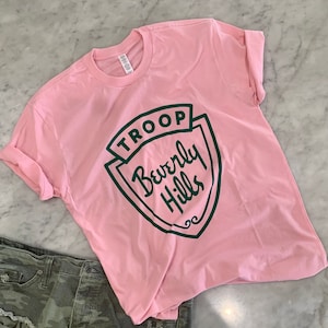 Troop Beverly Hills Pink Shirt, Wilderness Girls Shirt, 80’s movie shirt