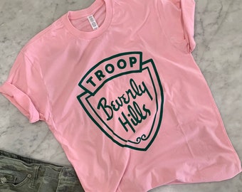 Troop Beverly Hills Pink Shirt, Wilderness Girls Shirt, 80’s movie shirt