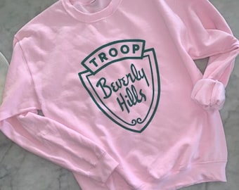 Troop Beverly Hills Pink Sweatshirt , Breast Cancer Awareness Shirt , We wear pink shirt