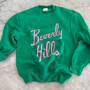 Kids Beverly Hills Shirt, Youth Beverly Hills Sweatshirt Children’s California Sweatshirt, Girls Retro Sweatshirt California Souvenir