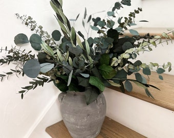 Mixed Eucalyptus and Greenery Arrangement, Home decor, Vase Arrangement. Vase NOT included