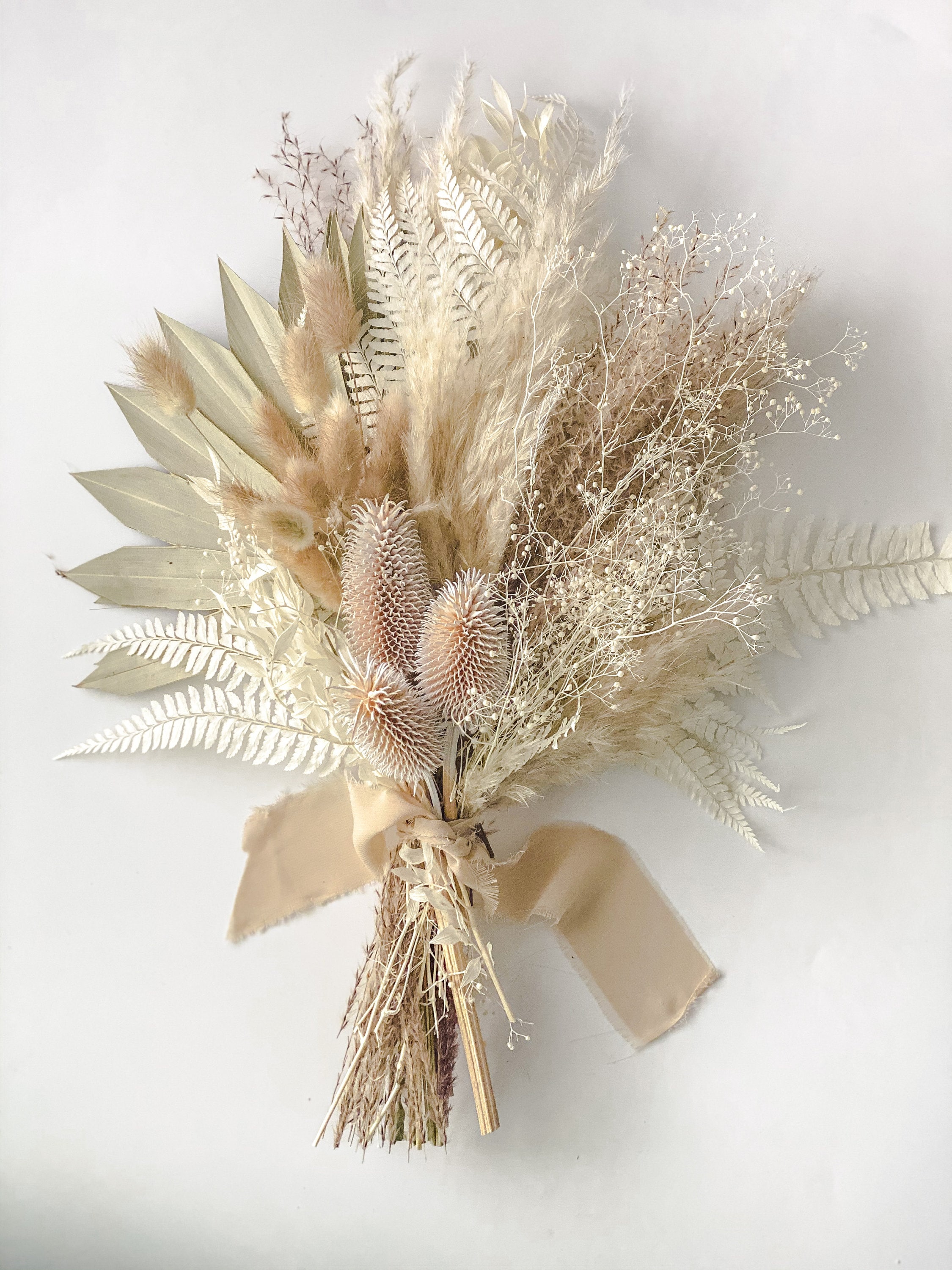 14 Tiges Herbe De La Pampa Séchée - 80 Cm Style Boho