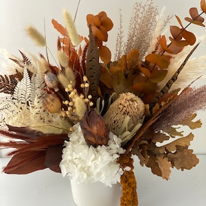 Dried Floral Fall Centerpiece