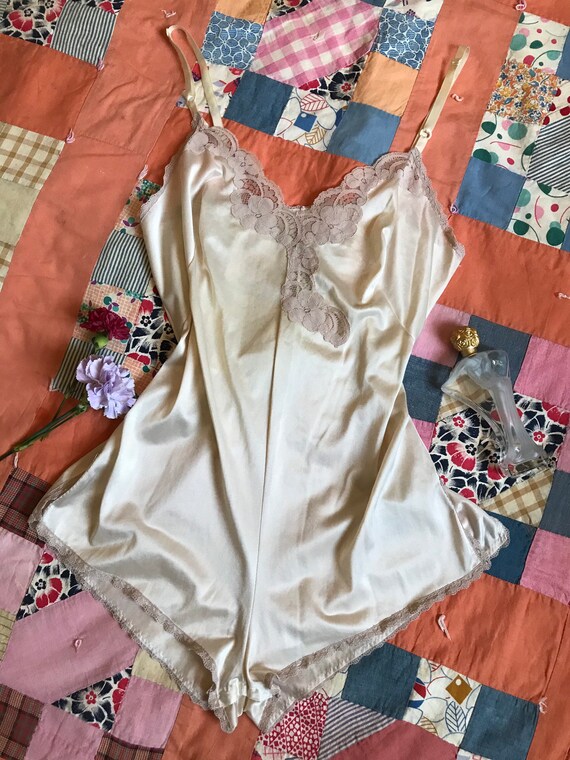 1950s/60s Nylon Step-In Teddy