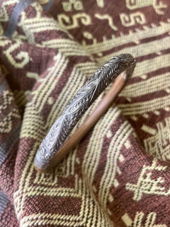 アクセサリー Sterling Silver Bamboo Bangle Vintage Vintage Silver Bamboo Bangle Bracelet - Etsy Australia