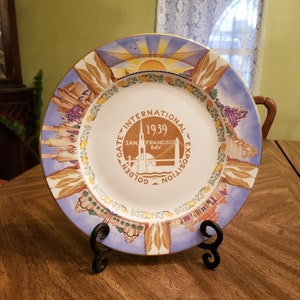 Golden Gate International Exposition San Francisco Bay 1939 Collectors Plate