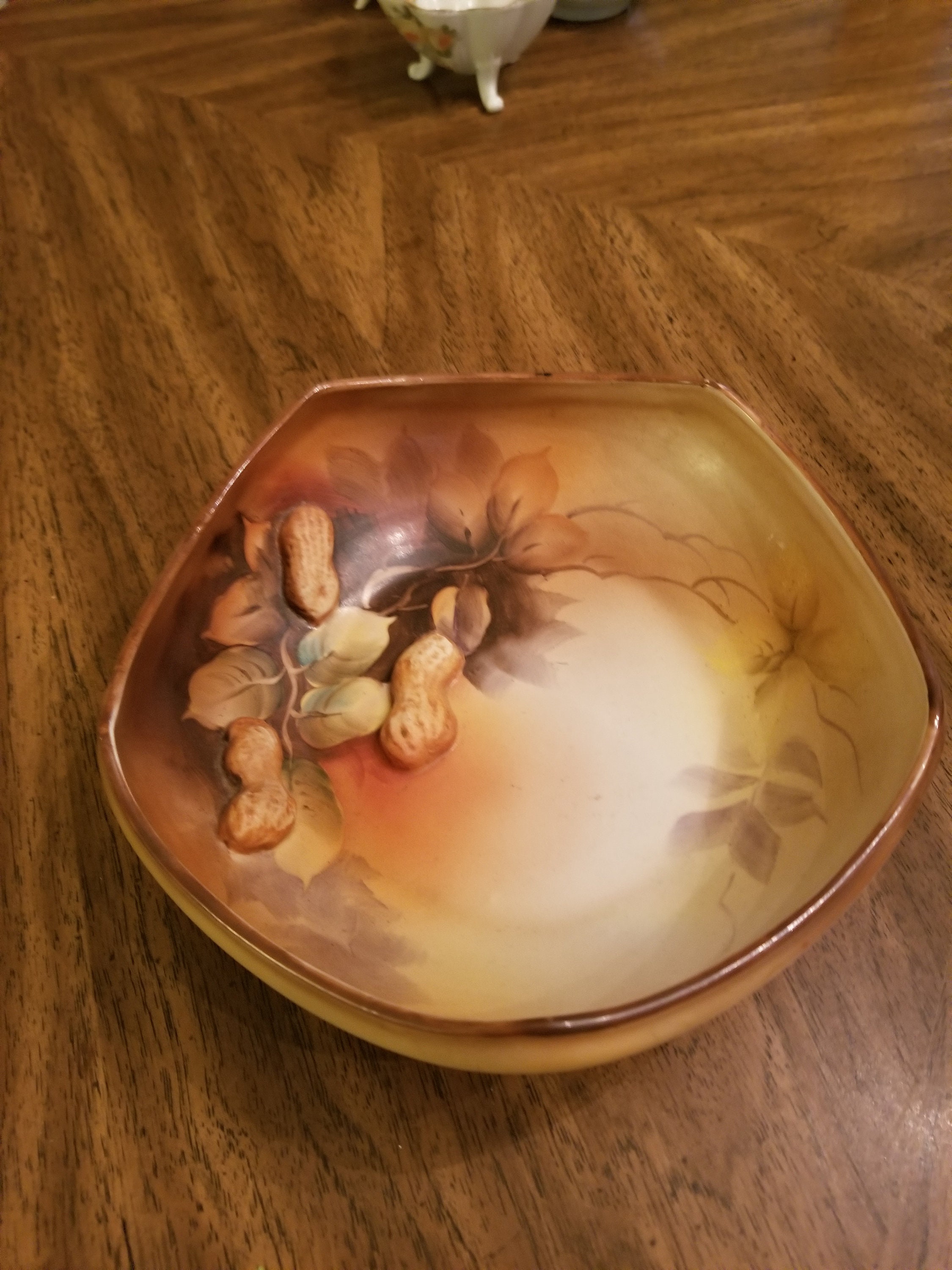 Vintage NORITAKE JAPAN Footed Peanut Bowl Etsy UK