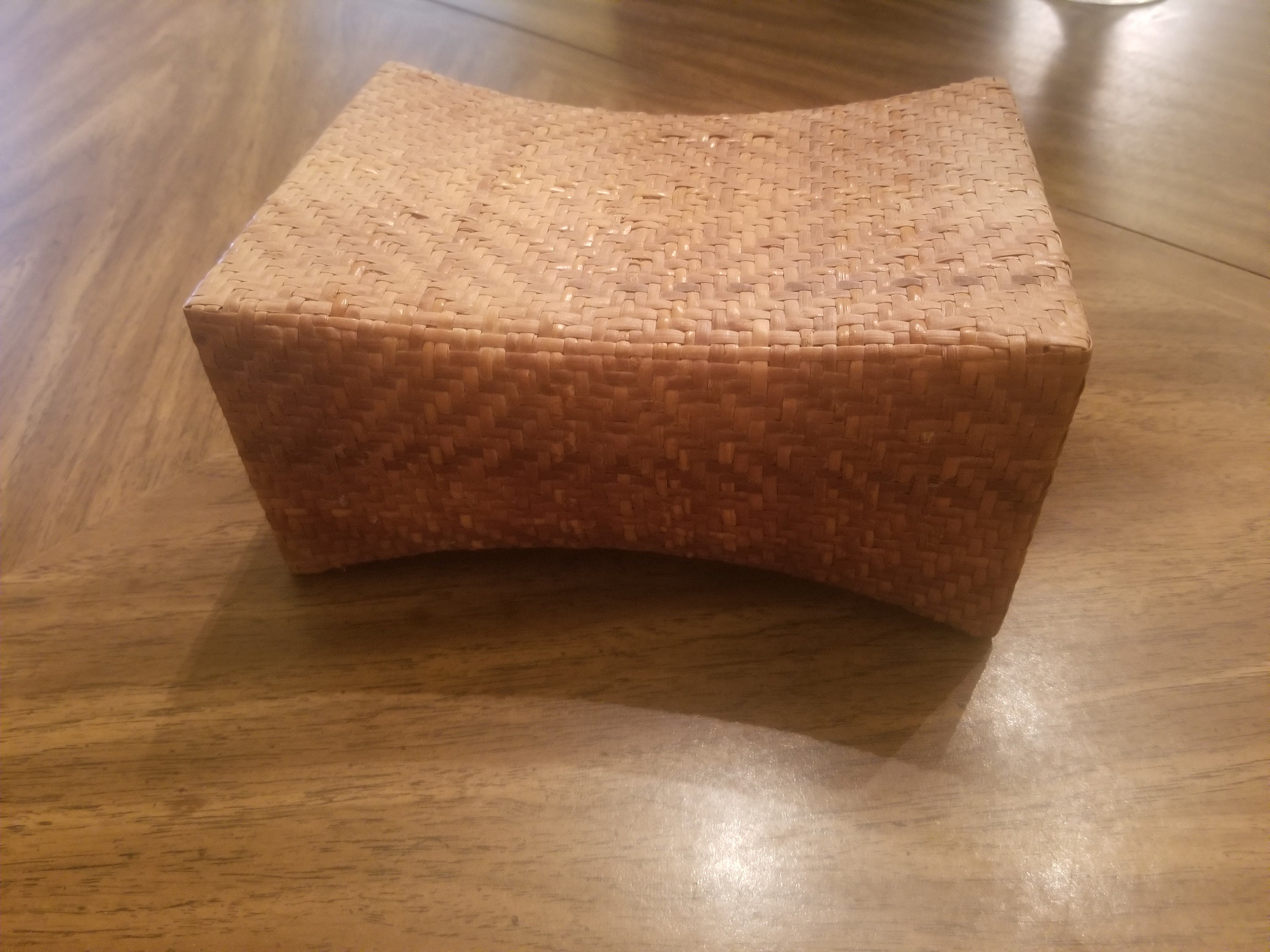 Antique Woven Bamboo/rattan Chinese Pillow Etsy