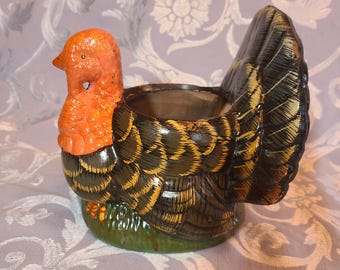 New Holland Floral Inc. "Thanksgiving Gobbler" Centerpiece Planter