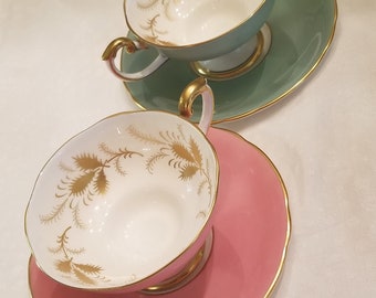 Rare Vintage Aynsley England Fine Bone China “pagoda” - Two