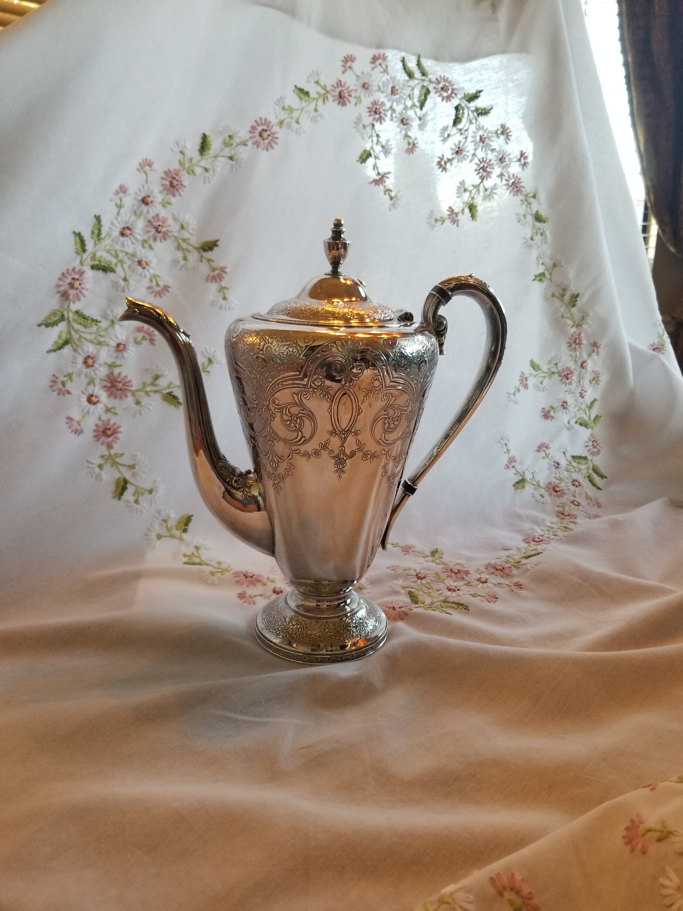 Wilcox International PAISLEY #7032 Silver-plated Coffee Pot Circa
