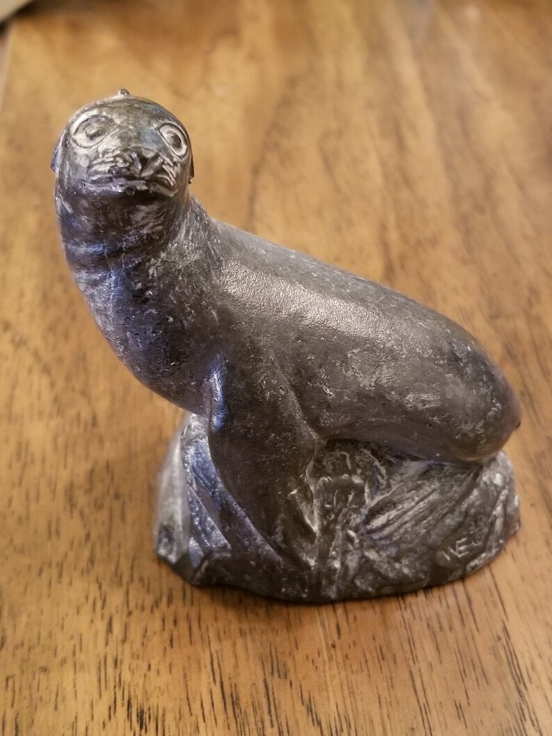 WE A Wolf Original Seal by the Wolf Sculptures Canada Etsy