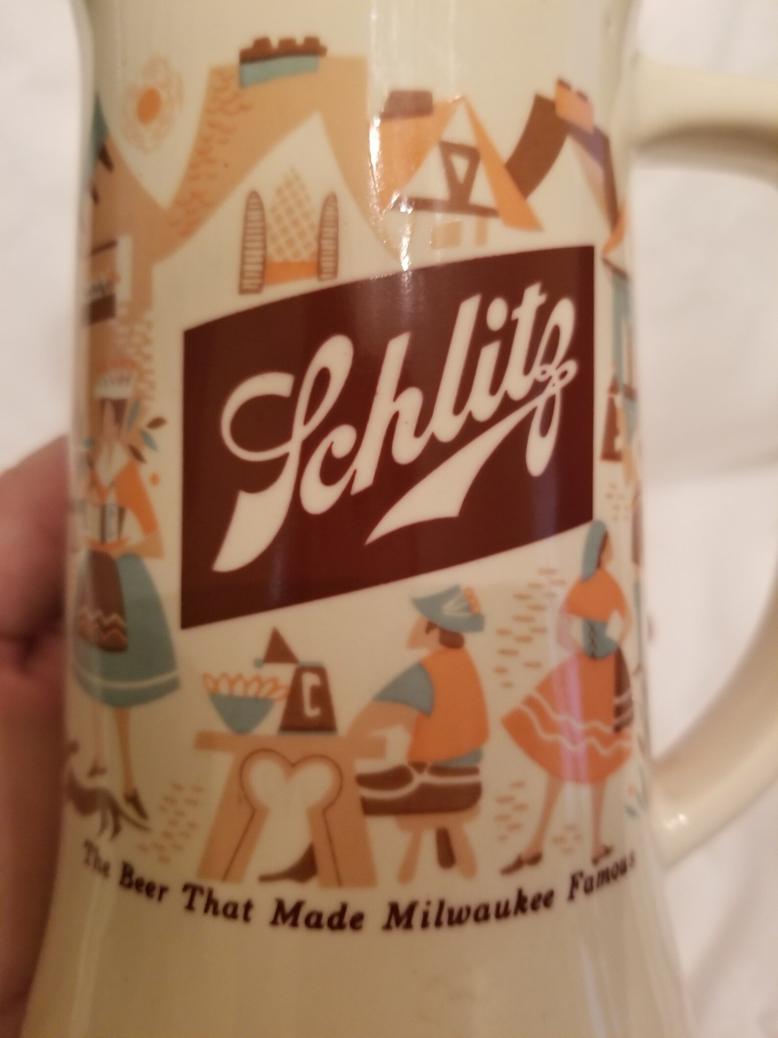 vintage schlitz beer mug