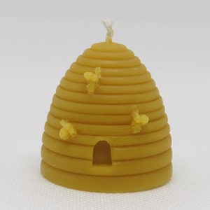 Skep Beehive Pure Beeswax Candle