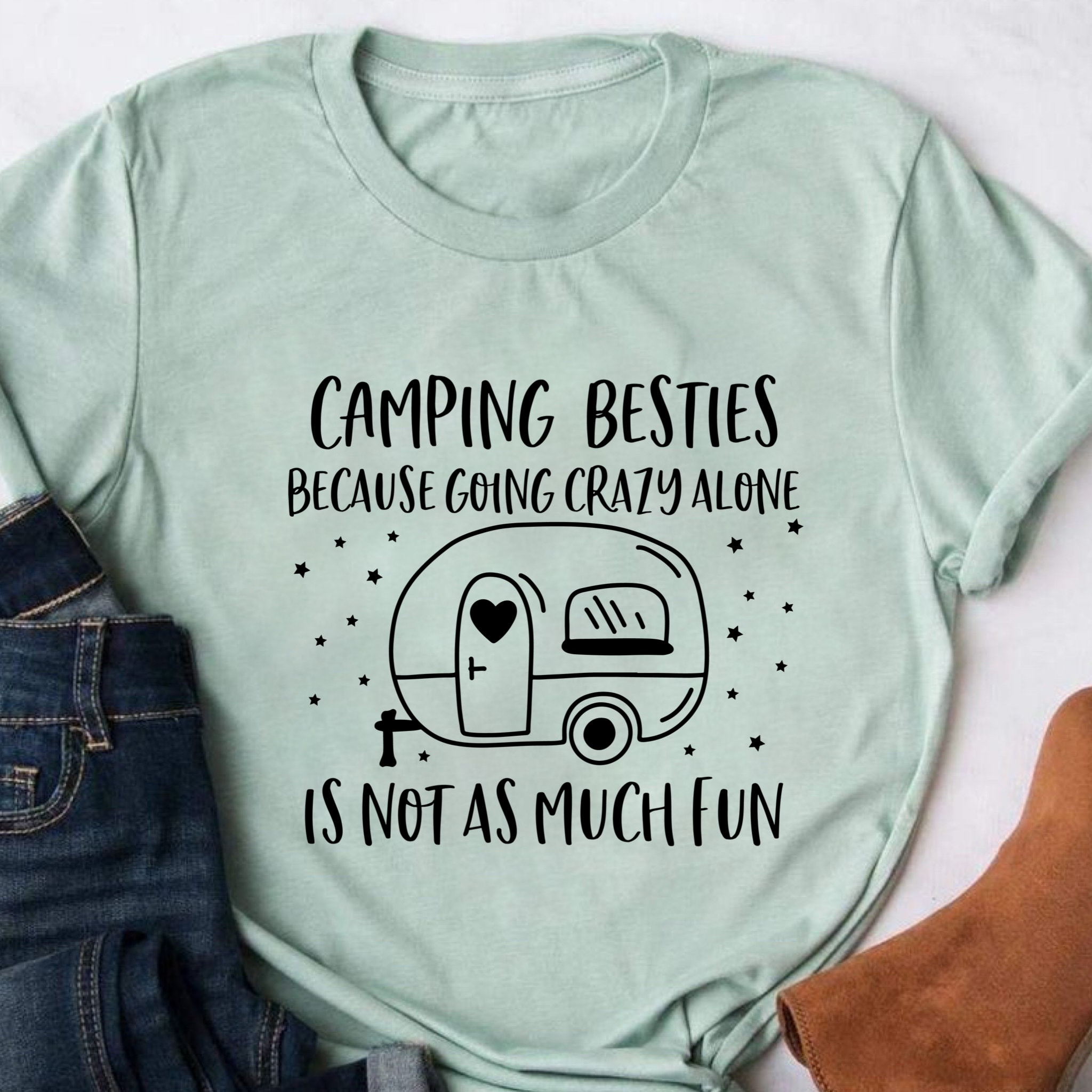 Camping besties shirt Clearance