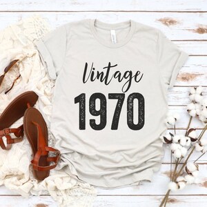 Vintage 1970 Tee, 50th Birthday Shirt, Fifty Shirt, Birthday Party Shirt, 50th Birthday Gift, , Funny Birthday Shirt, 50th Shirt