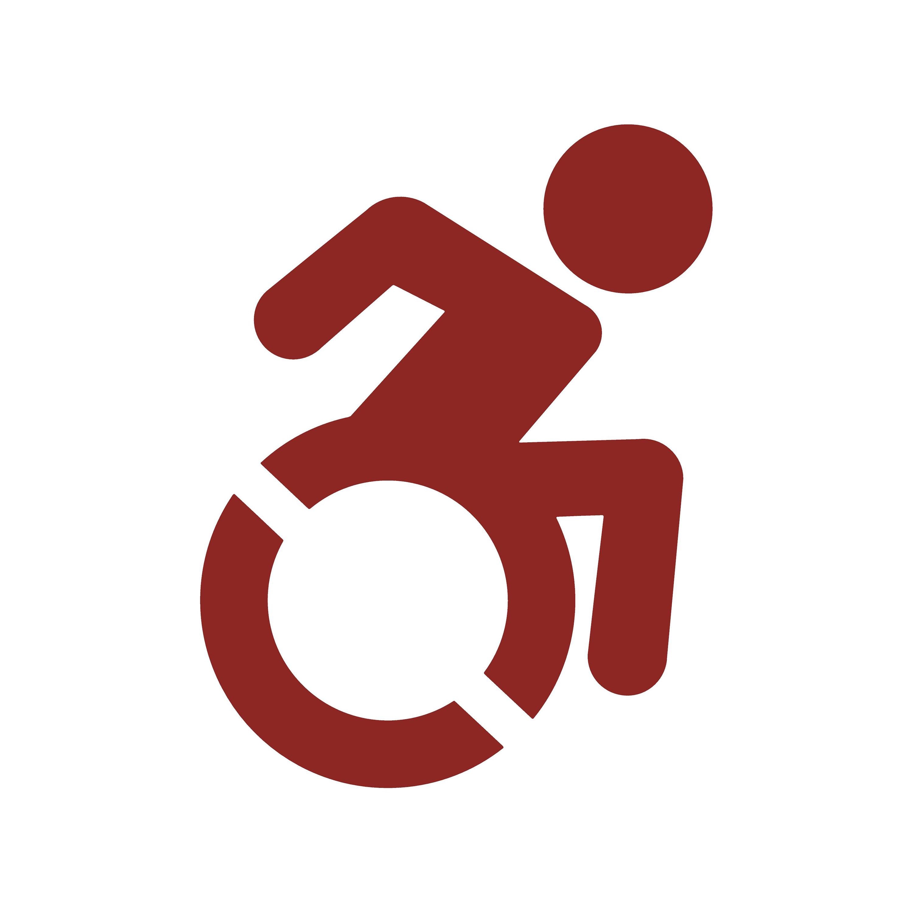 Handicap Symbol Vinyl Sticker Decal Wheelchair Accessibility ADA ISA ...