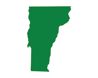 Vermont state Outline Vinyl Decal sticker