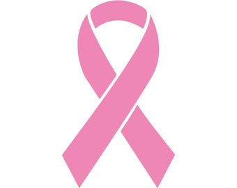 Brustkrebs Ribbon Vinyl Aufkleber Autofenster Cancer Awareness Sticker