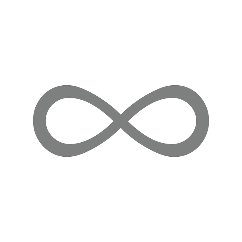 Infinity Symbol Vinyl Decal Car Window Laptop Infinity Sign Sticker - Etsy
