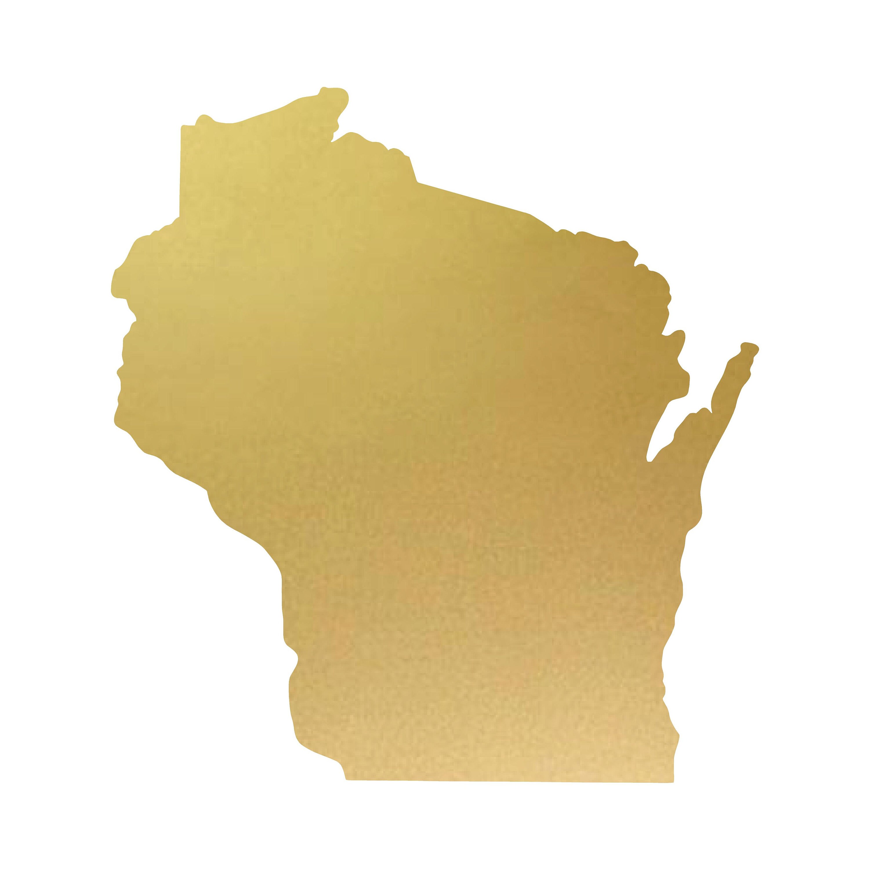 Wisconsin State Outline Vinyl Decal Sticker - Etsy